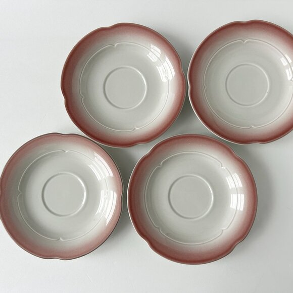 Vintage Mikasa Peach Stone Lustre Cup and Saucer set - Picture 7 of 9